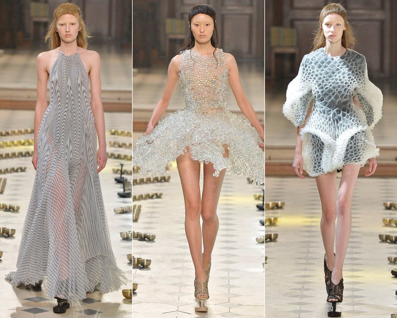Elegantní šaty Paris Haute Couture Fashion Week