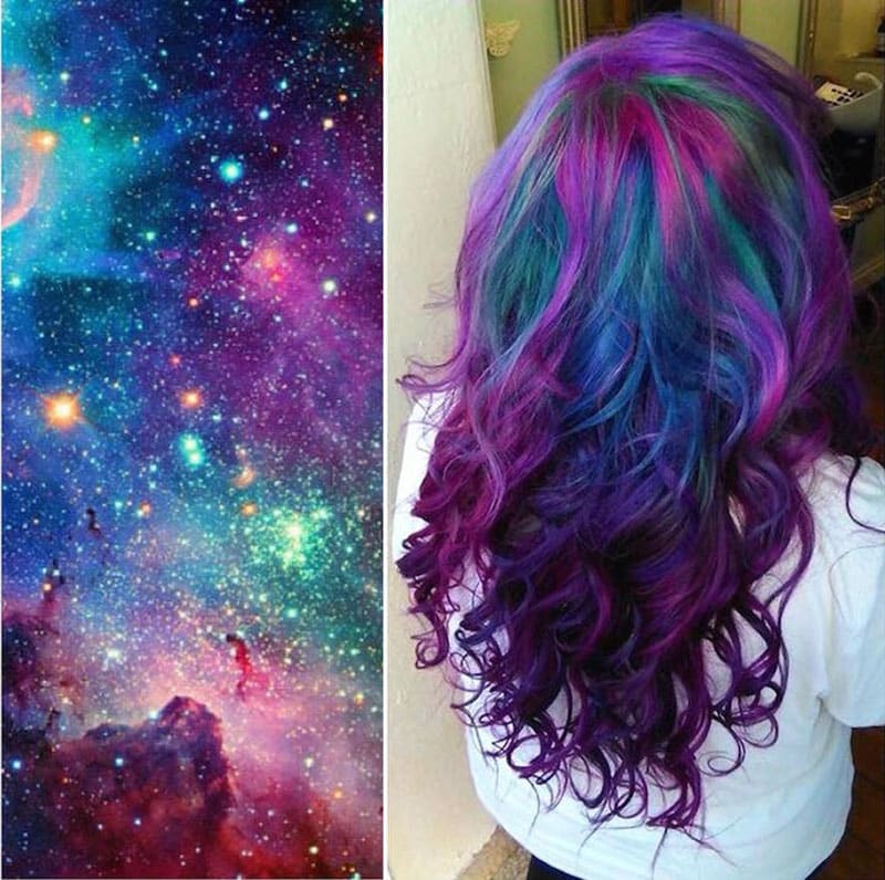 Vyzkoušíte trend Galaxy Hair?