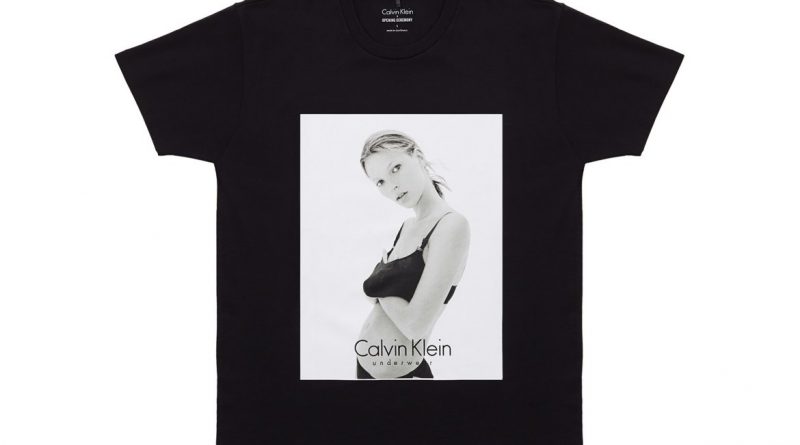 Značka Calvin Klein vydala trička s fotografii Kate Moss