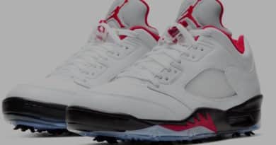 Tenisky Air Jordan 5 Golf Fire Red