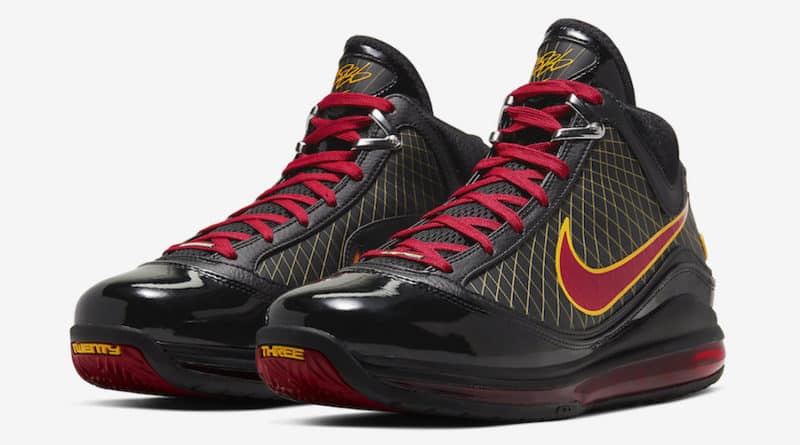 Tenisky Nike LeBron 7 Fairfax Away Black Red