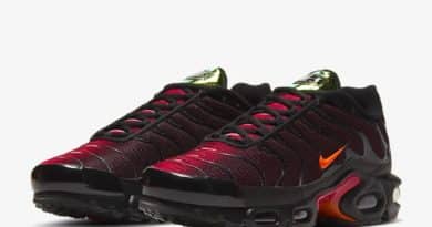 Tenisky Nike Air Max Plus v červeno černé barevné kombinaci