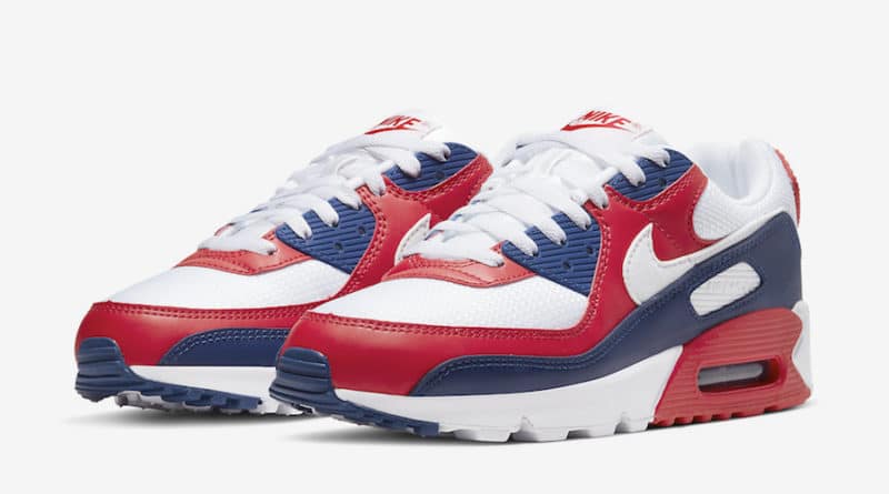 Tenisky Nike Air Max 90 USA White Red Navy