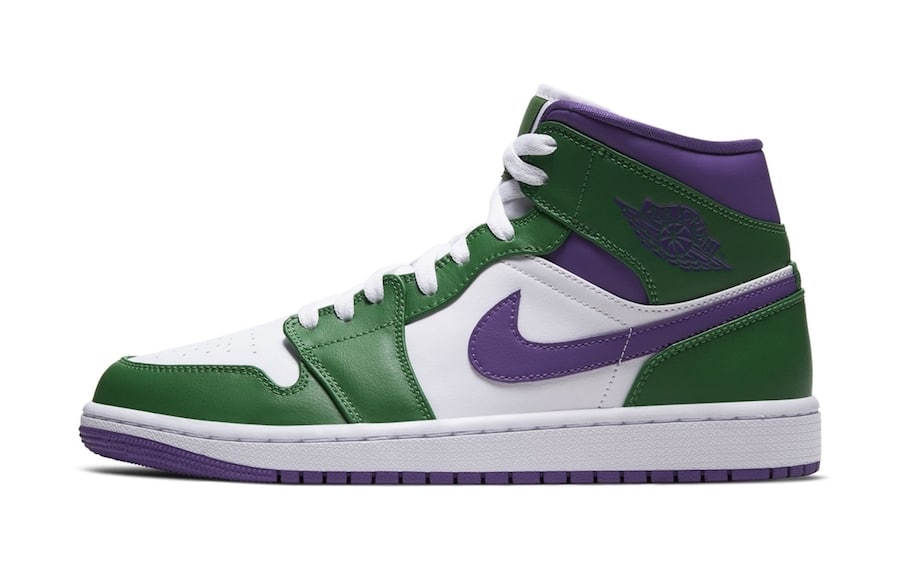 Tenisky Air Jordan 1 Mid Hulk Green Purple