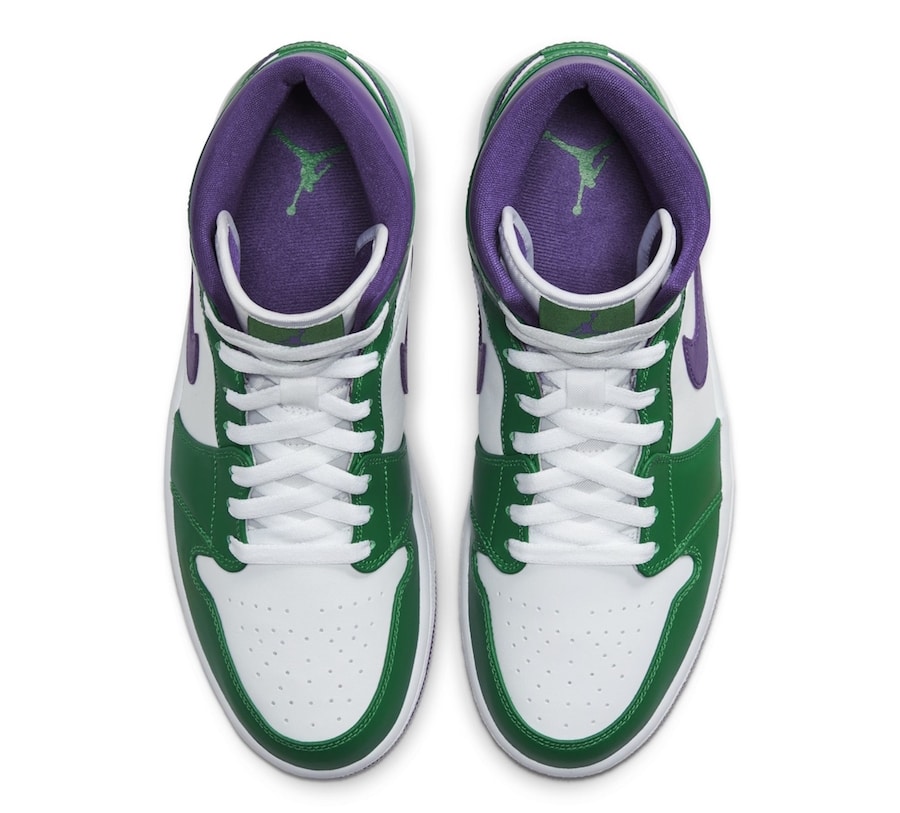 Tenisky Air Jordan 1 Mid Hulk Green Purple