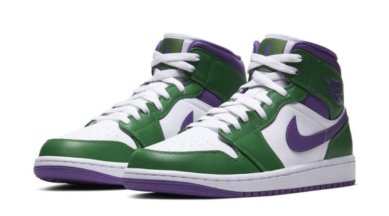 Tenisky Air Jordan 1 Mid Hulk Green Purple