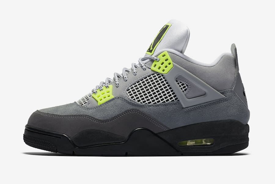 Tenisky Air Jordan 4 Neon Cool Grey Volt