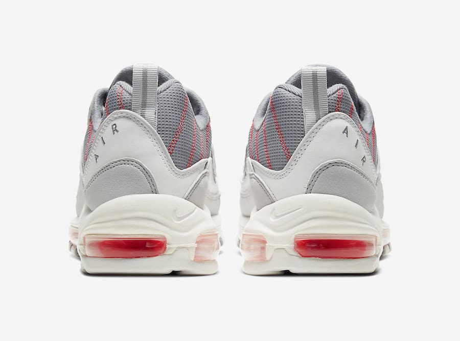 Tenisky Nike Air Max 98 Grey Sail Habanero Red
