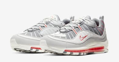 Tenisky Nike Air Max 98 Grey Sail Habanero Red