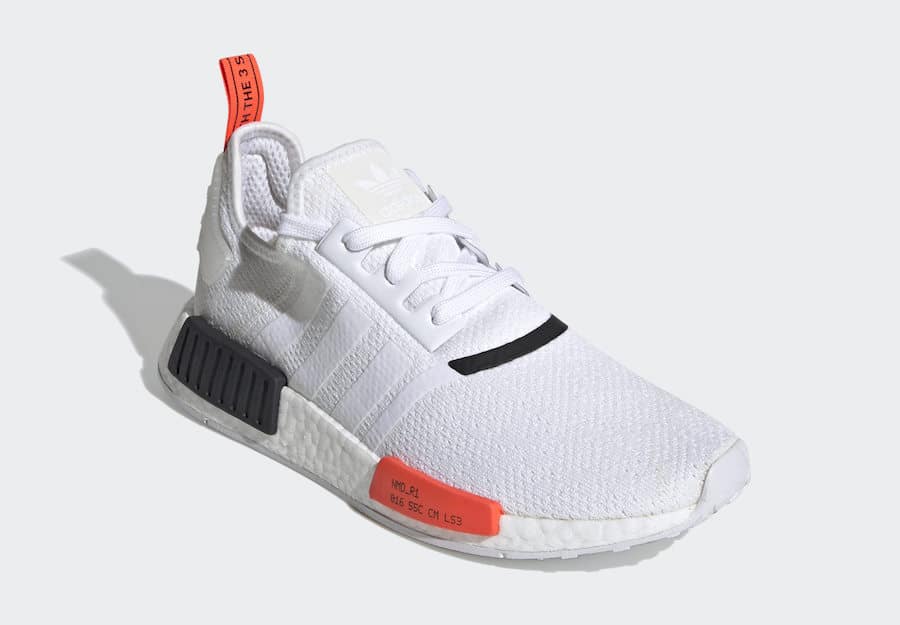 Tenisky adidas NMD R1 White Solar Red EH0045