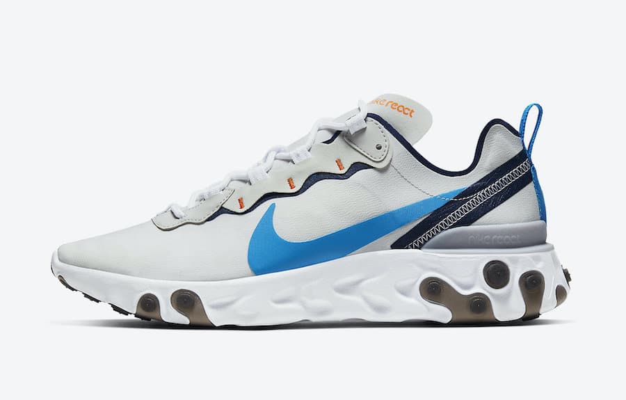 Tenisky Nike React Element 55 Vast Grey Clear Blue