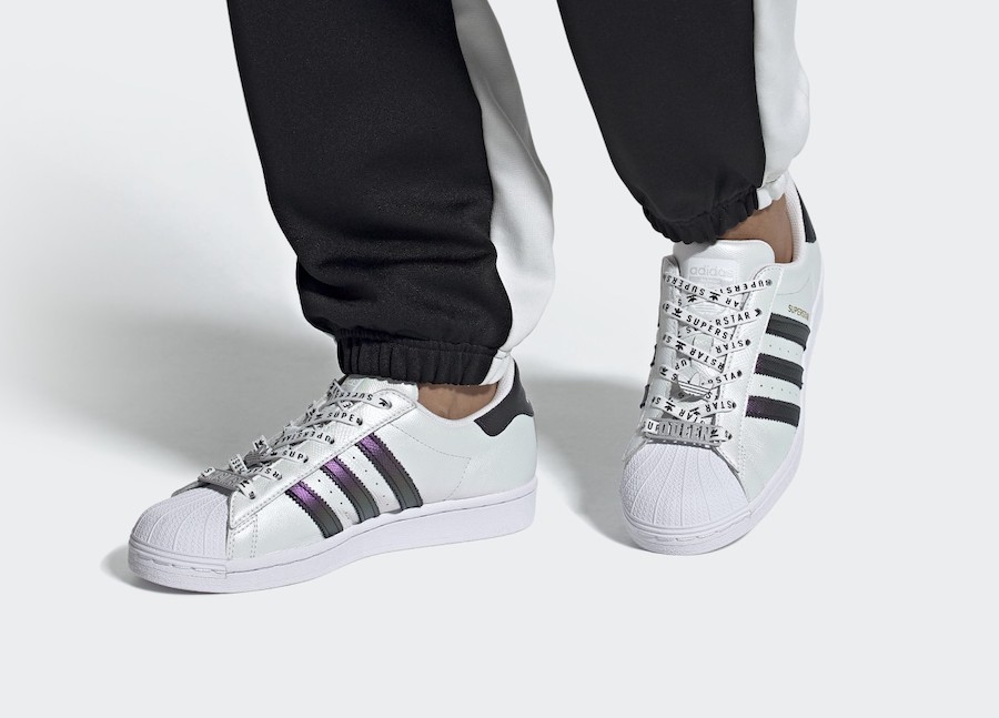 Tenisky adidas Superstar Iridescent Three Stripes