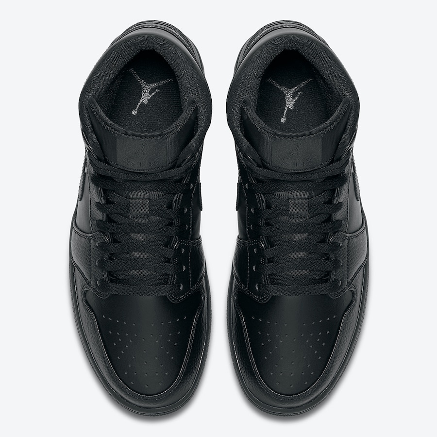 Tenisky Air Jordan 1 Mid Triple Black 554724-091