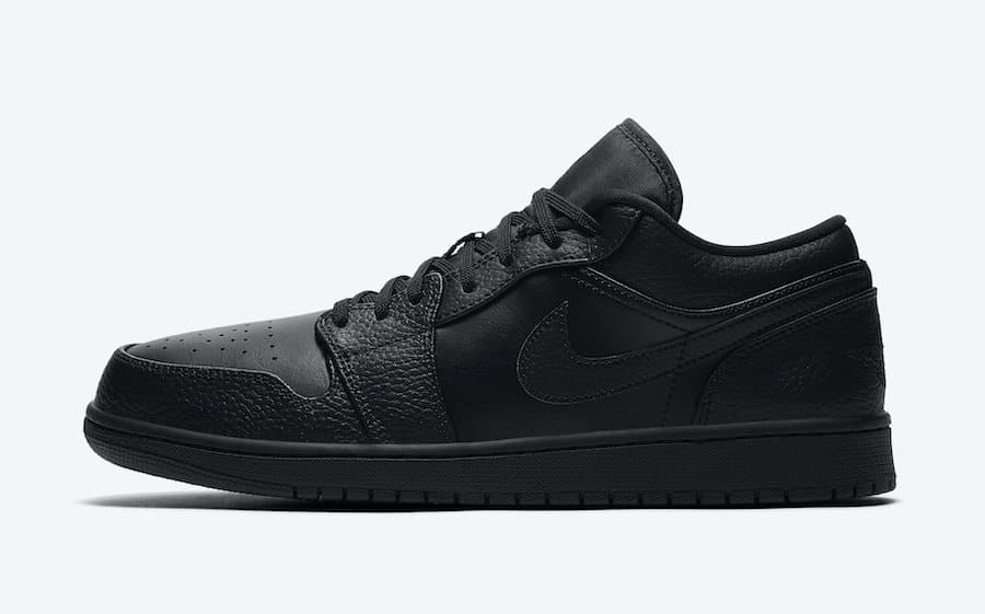 Tenisky Air Jordan 1 Low Triple Black 553558-091