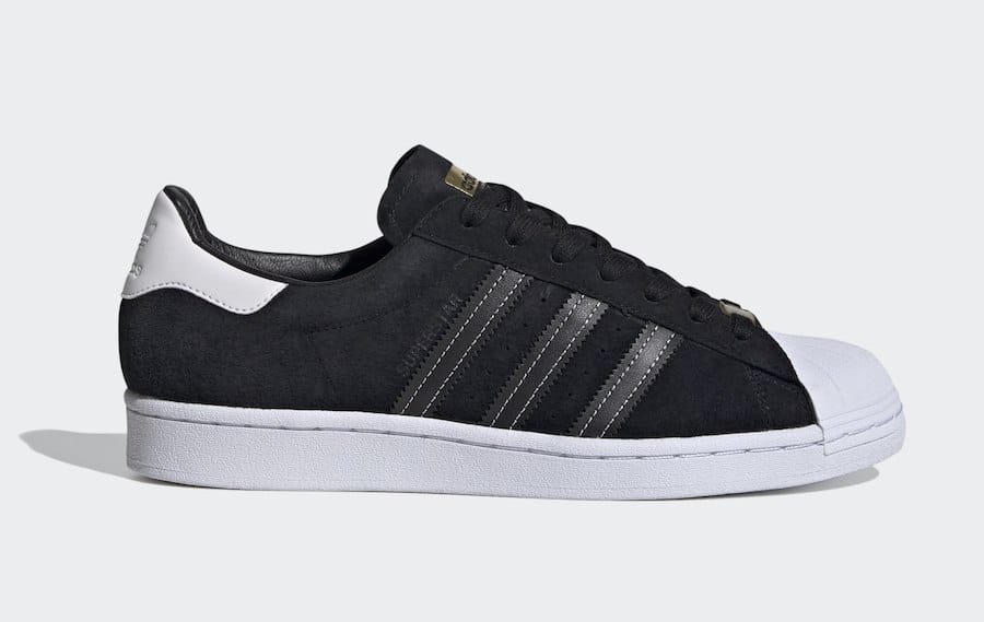 Tenisky adidas Superstar Black White Gold EH1543