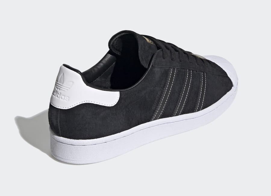 Tenisky adidas Superstar Black White Gold EH1543