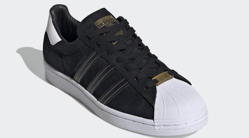 Tenisky adidas Superstar Black White Gold EH1543