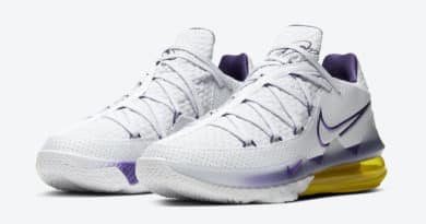 Tenisky Nike LeBron 17 Low Lakers Home CD5007-102