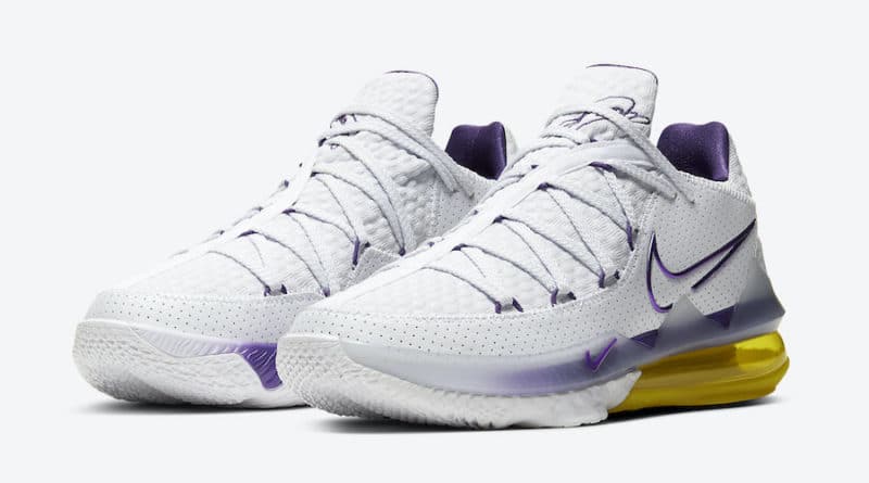 Tenisky Nike LeBron 17 Low Lakers Home CD5007-102