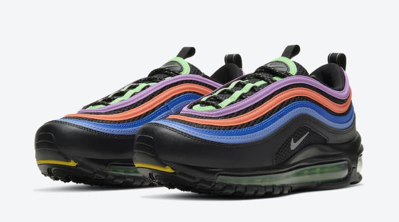 Tenisky Nike Air Max 97 GS Black Multicolor