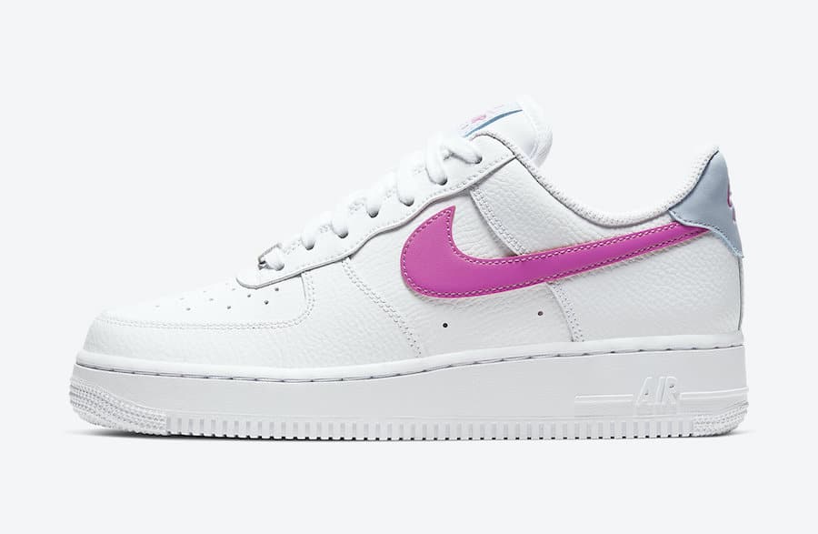 neon swoosh air force 1