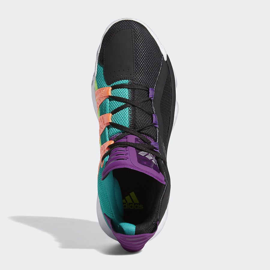 Tenisky adidas Dame 6 Black Purple Teal EH2071