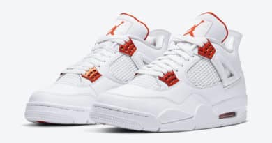 Tenisky Air Jordan 4 Orange Metallic CT8527-118