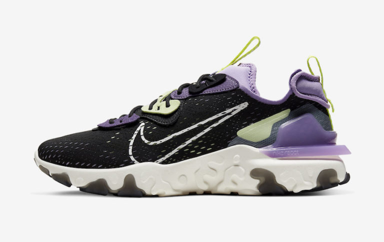 nike react vision purple and black