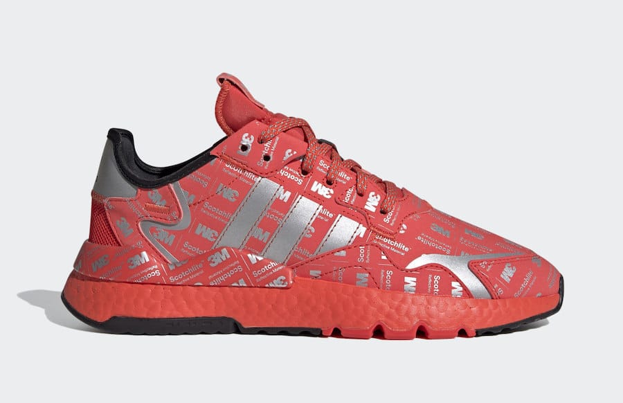 Tenisky adidas Nite Jogger Reflective Red FV3621