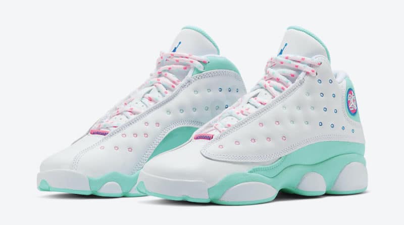 Air Jordan 13 GS Aurora Green 439358-100