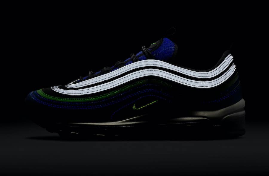 neon green nike 97