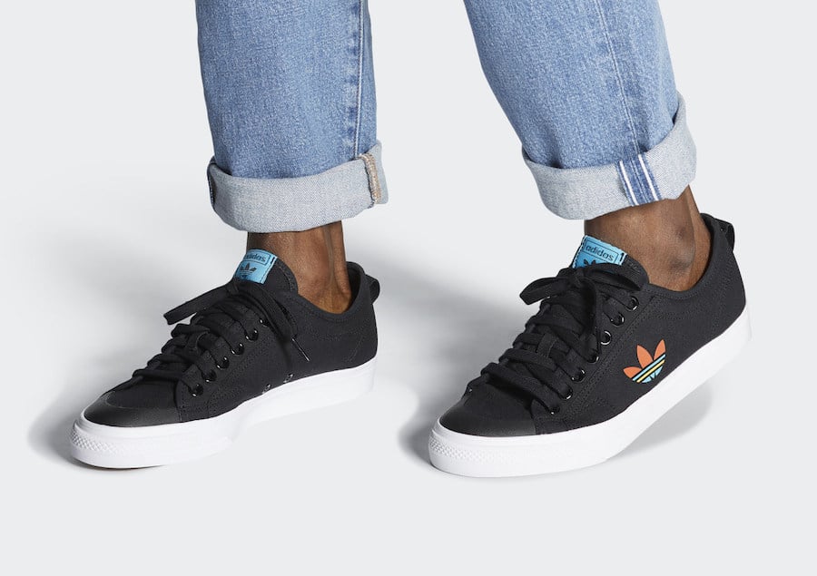 Tenisky adidas Nizza Black Signal Cyan FW4540