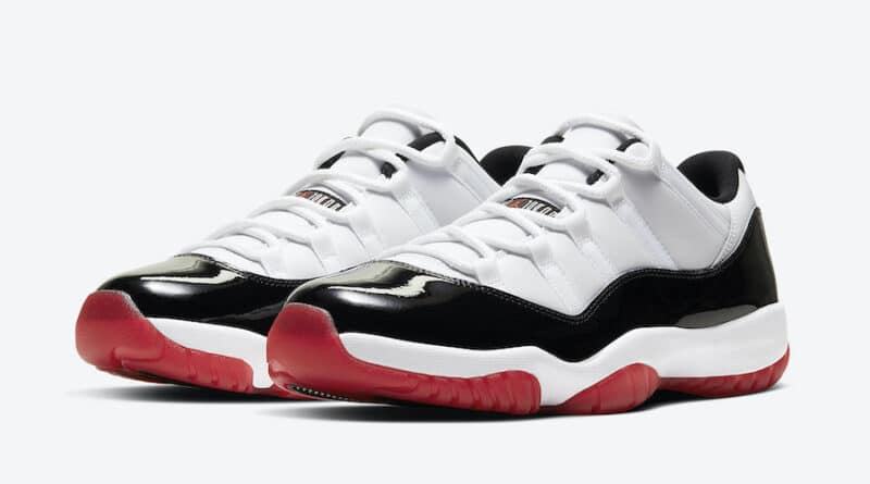 Tenisky Air Jordan 11 Low White Black AV2187-160