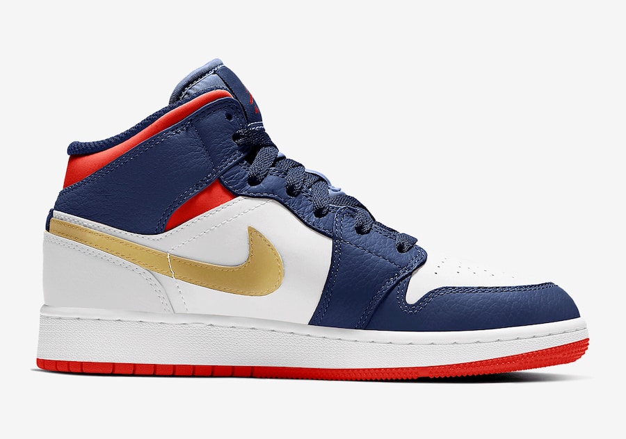 Tenisky Air Jordan 1 Mid GS Olympic BQ6931-104