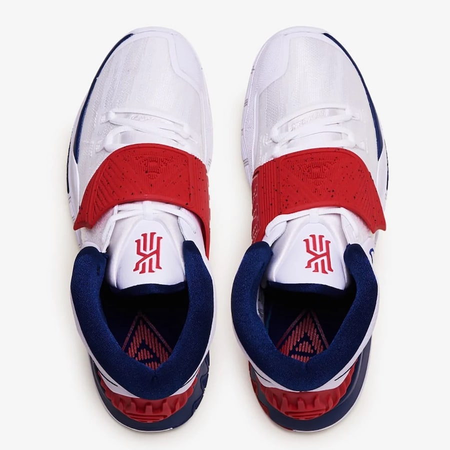 Tenisky Nike Kyrie 6 White Navy Red BQ4630-102