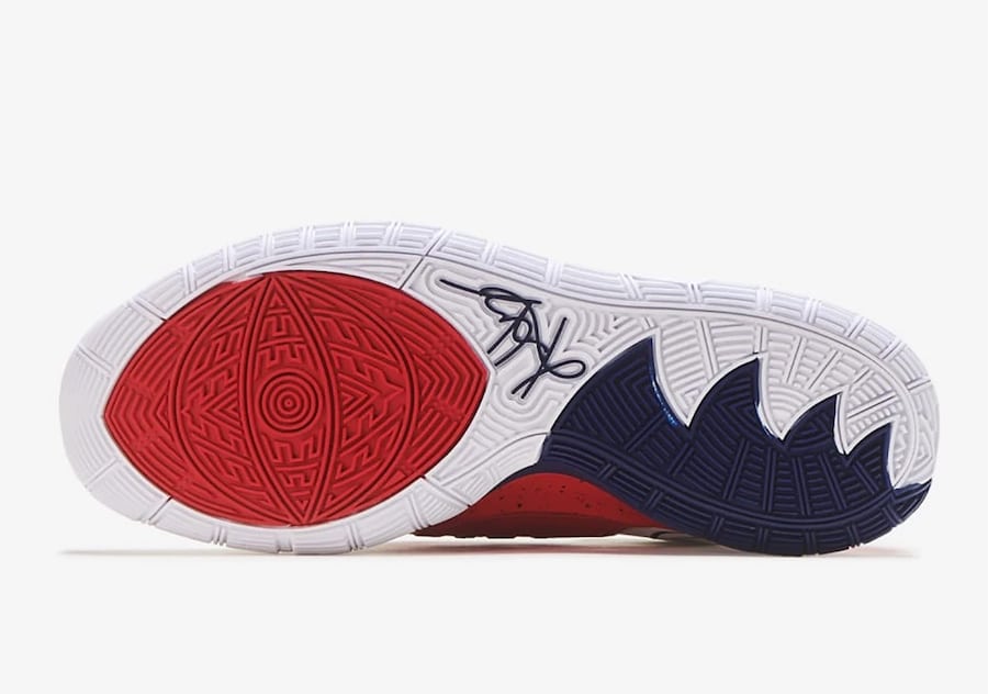 Tenisky Nike Kyrie 6 White Navy Red BQ4630-102