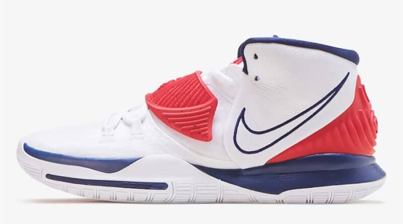 Tenisky Nike Kyrie 6 White Navy Red BQ4630-102