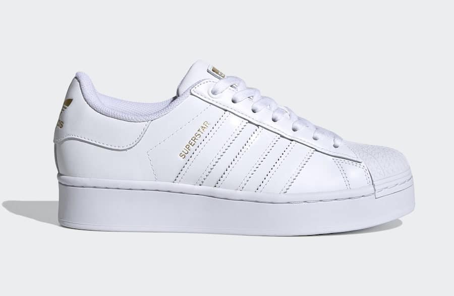 Tenisky adidas Superstar Bold White Gold FV3334