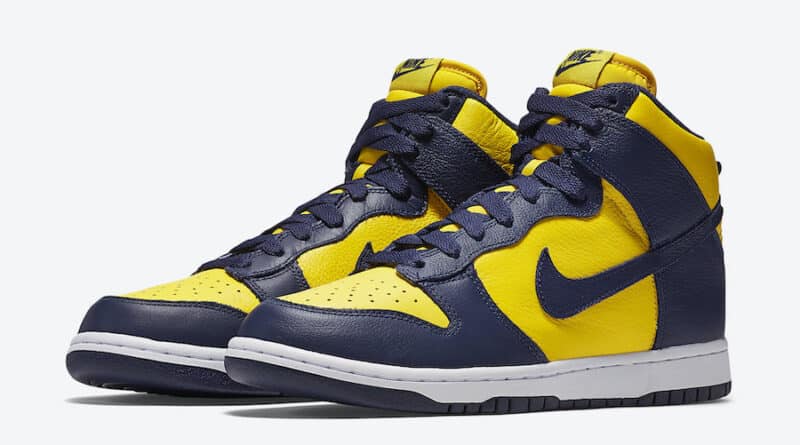 Tenisky Nike Dunk High Michigan CZ8149-700