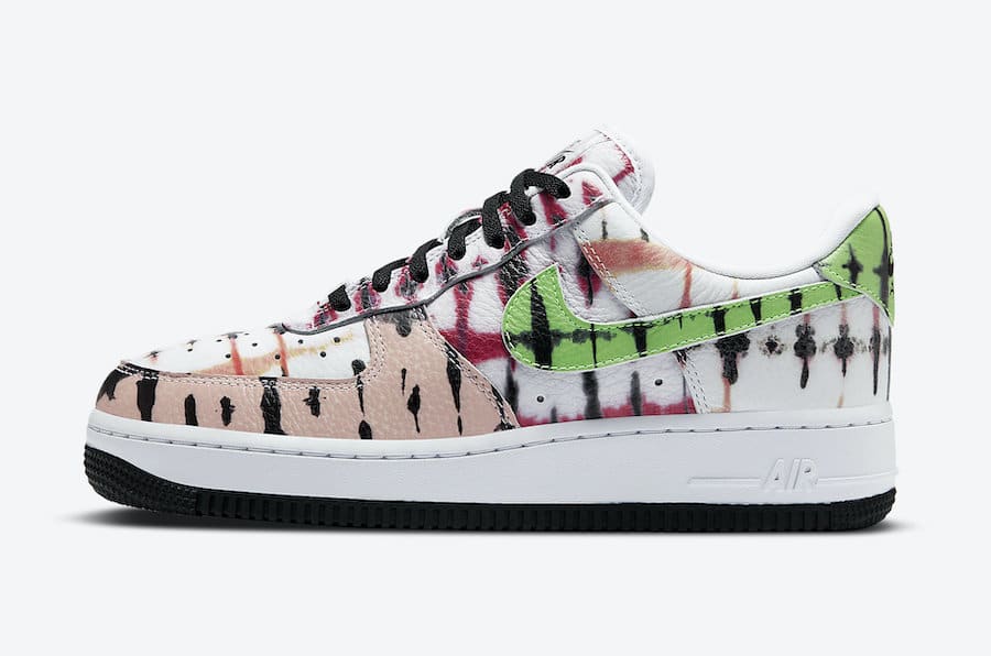 Tenisky Nike Air Force 1 WMNS Black Tie Dye CW1267-101