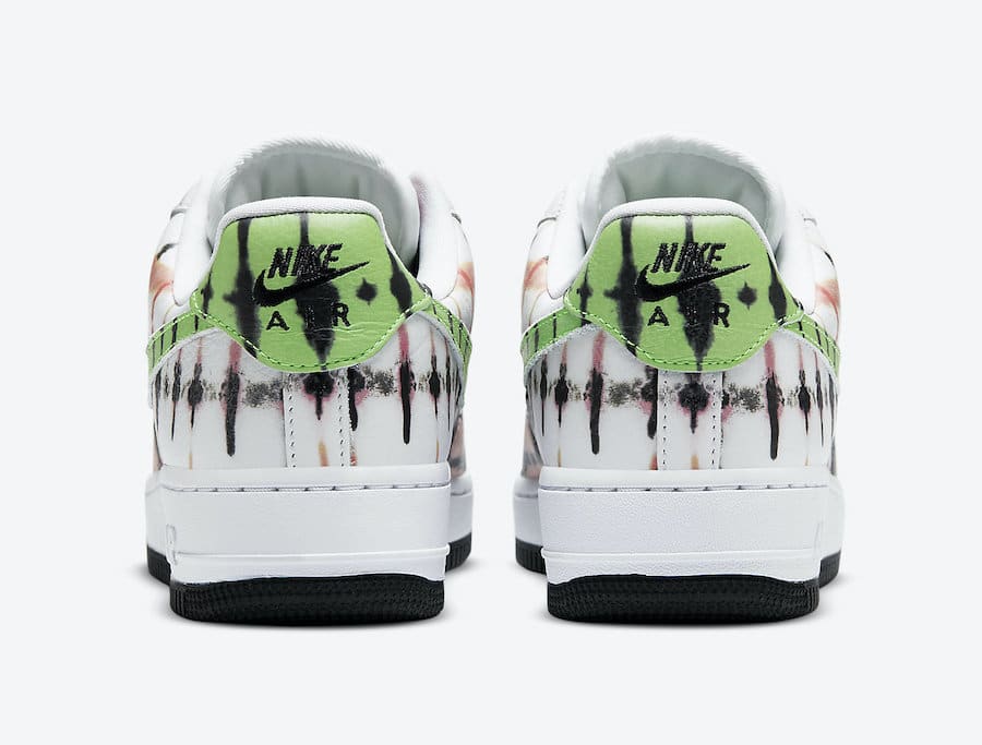 Tenisky Nike Air Force 1 WMNS Black Tie Dye CW1267-101