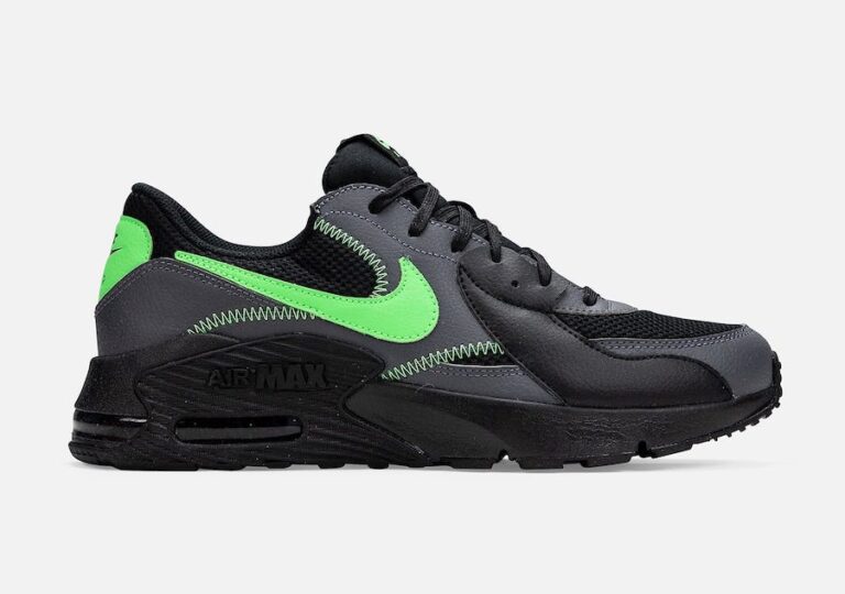 air max excee green and white