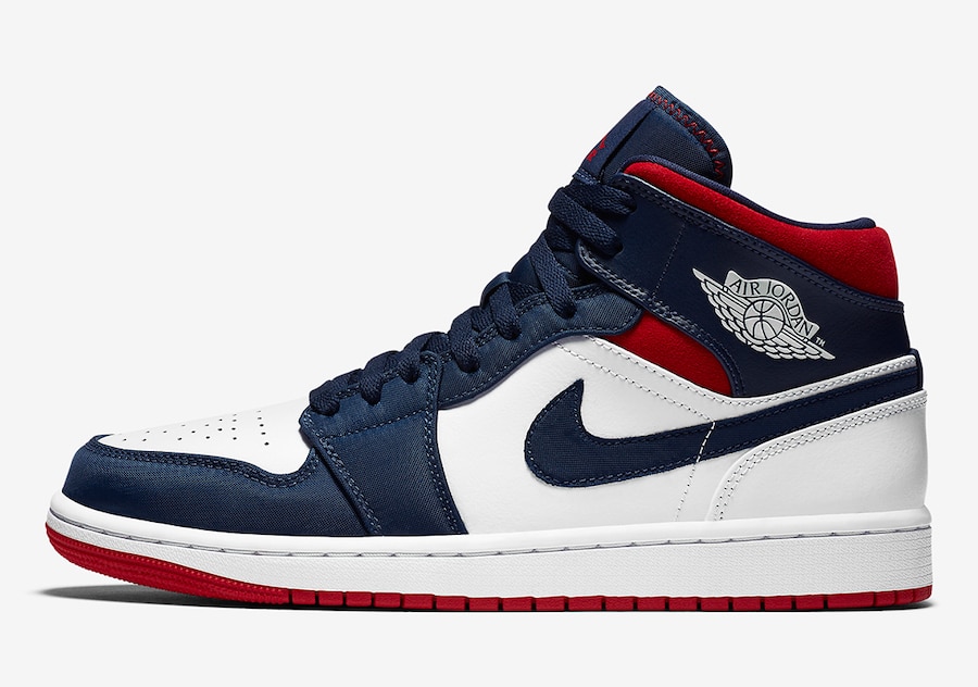 Tenisky Air Jordan 1 Mid SE University Red 852542-104