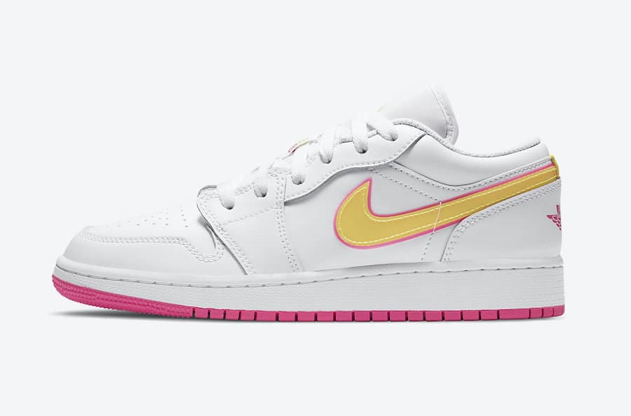 Tenisky Air Jordan 1 Low GS Yellow Volt CV4610-100