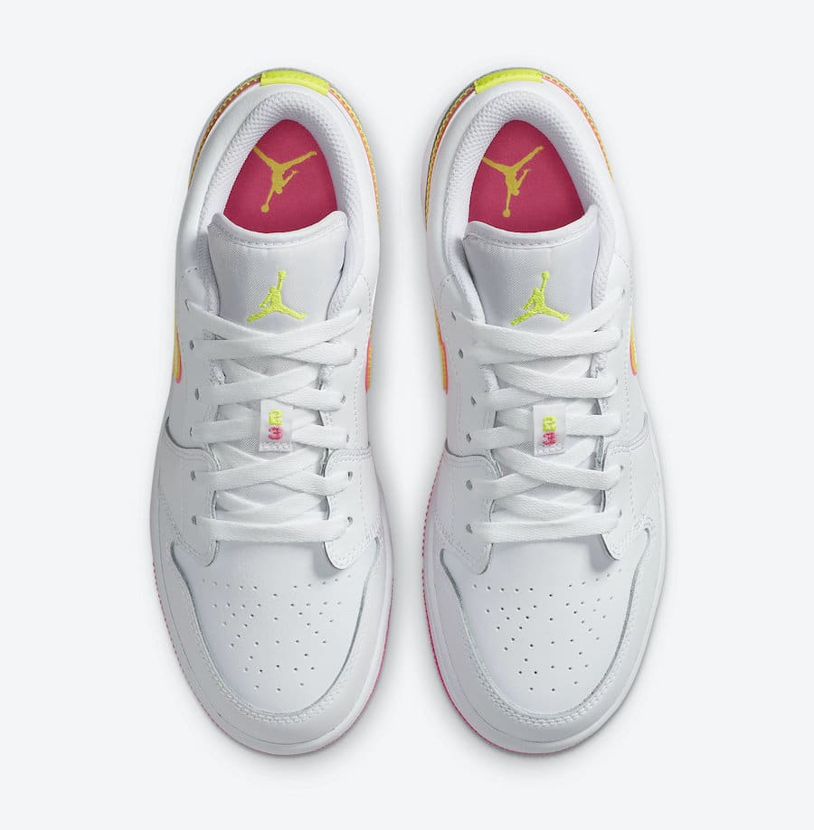 Tenisky Air Jordan 1 Low GS Yellow Volt CV4610-100