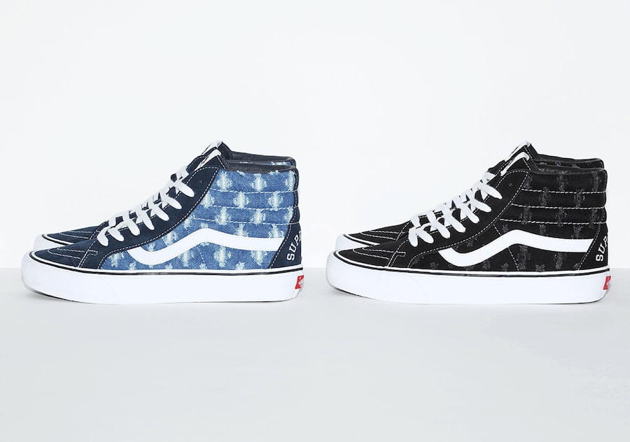 Supreme x Vans Sk8-Hi Pro and Vans Slip-On Pro