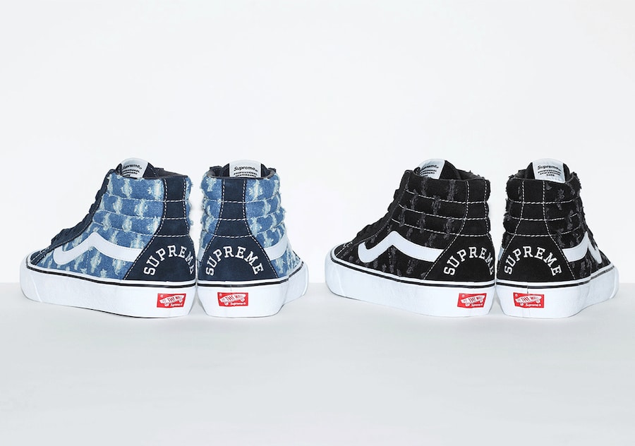 Supreme x Vans Sk8-Hi Pro and Vans Slip-On Pro