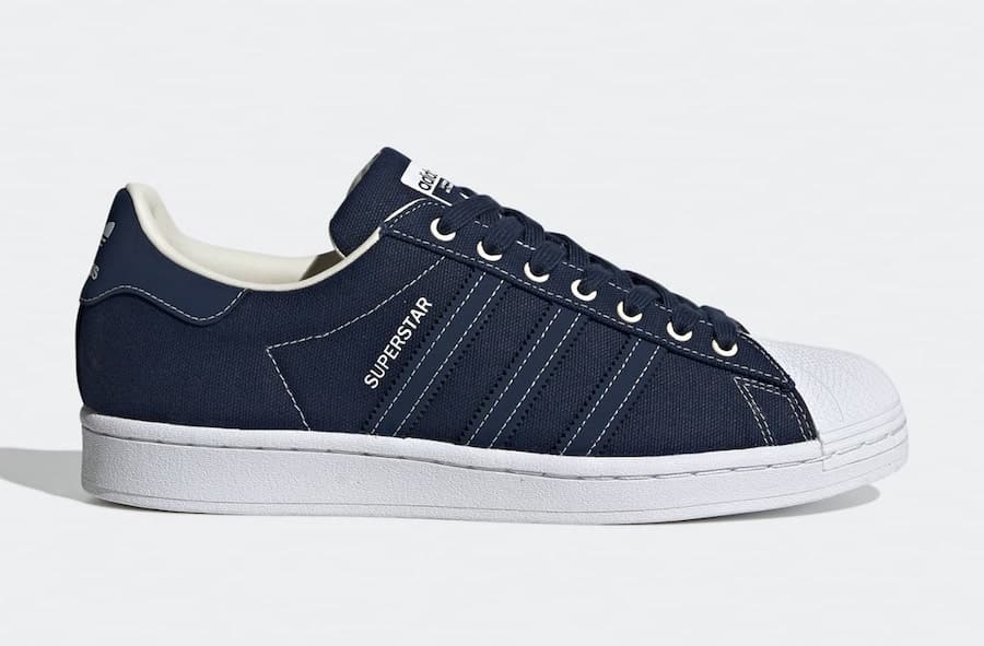 Tenisky adidas Superstar Canvas Blue FW2652