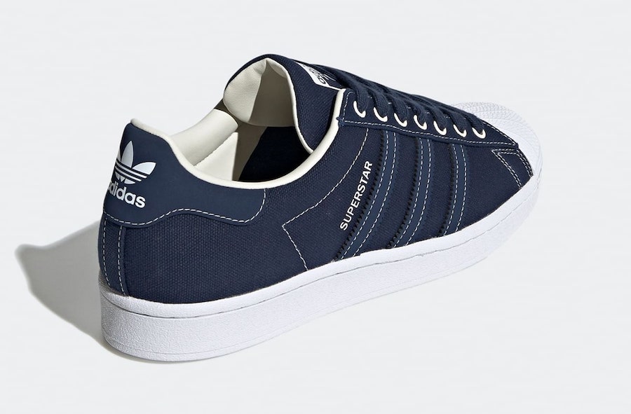 Tenisky adidas Superstar Canvas Blue FW2652