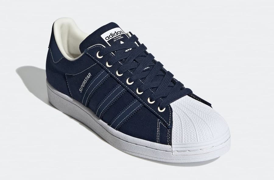 Tenisky adidas Superstar Canvas Blue FW2652